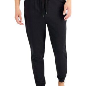 Alfani Men's Mendoza Jogger Pajama Pant Black Small NWT